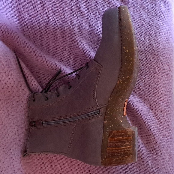 Art Zundert 1012 Grey Lace up and Zipper boots. - Picture 3 of 7